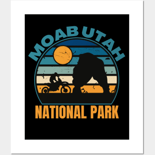 Retro Moab Utah Posters and Art